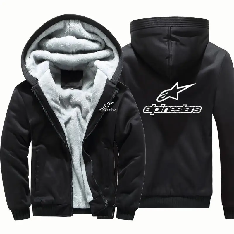 Alpinestar повседневные флисовые теплые толстовки Мужская зимняя верхняя одежда