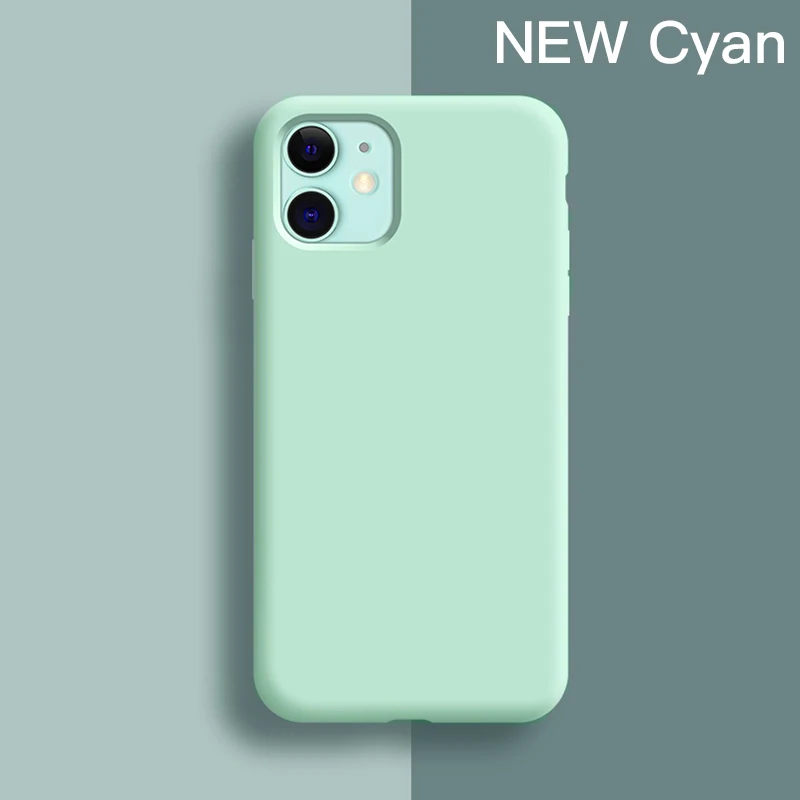 Чехол бампер из жидкого силикона для iPhone 11 12 Pro Max XS XR X 7 8 6 6S Plus SE 2020|Бамперы| |