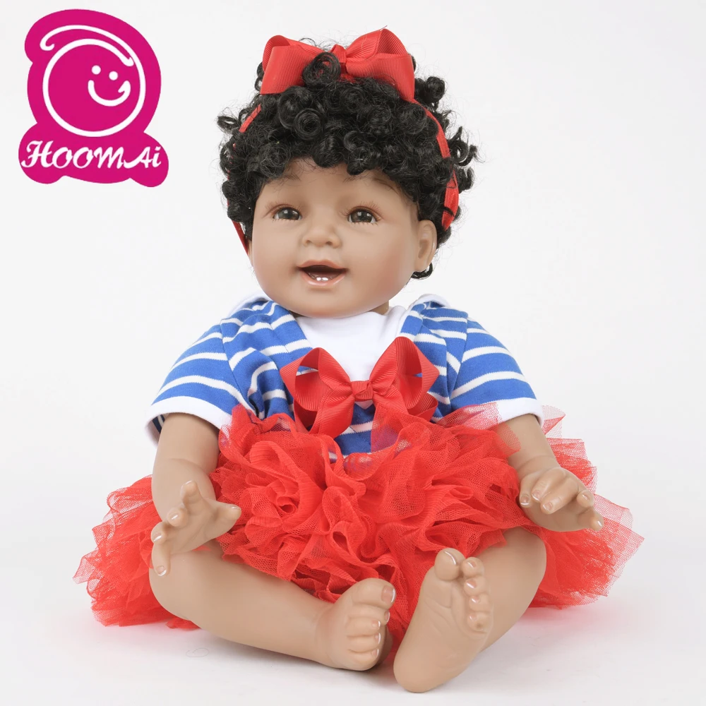 

22" Elegant Bebe Reborn Silicone Vinyl Cloth Body Lifelike Newborn Realistic Fashion Baby Doll Toy For Children's Day Kid Gifts