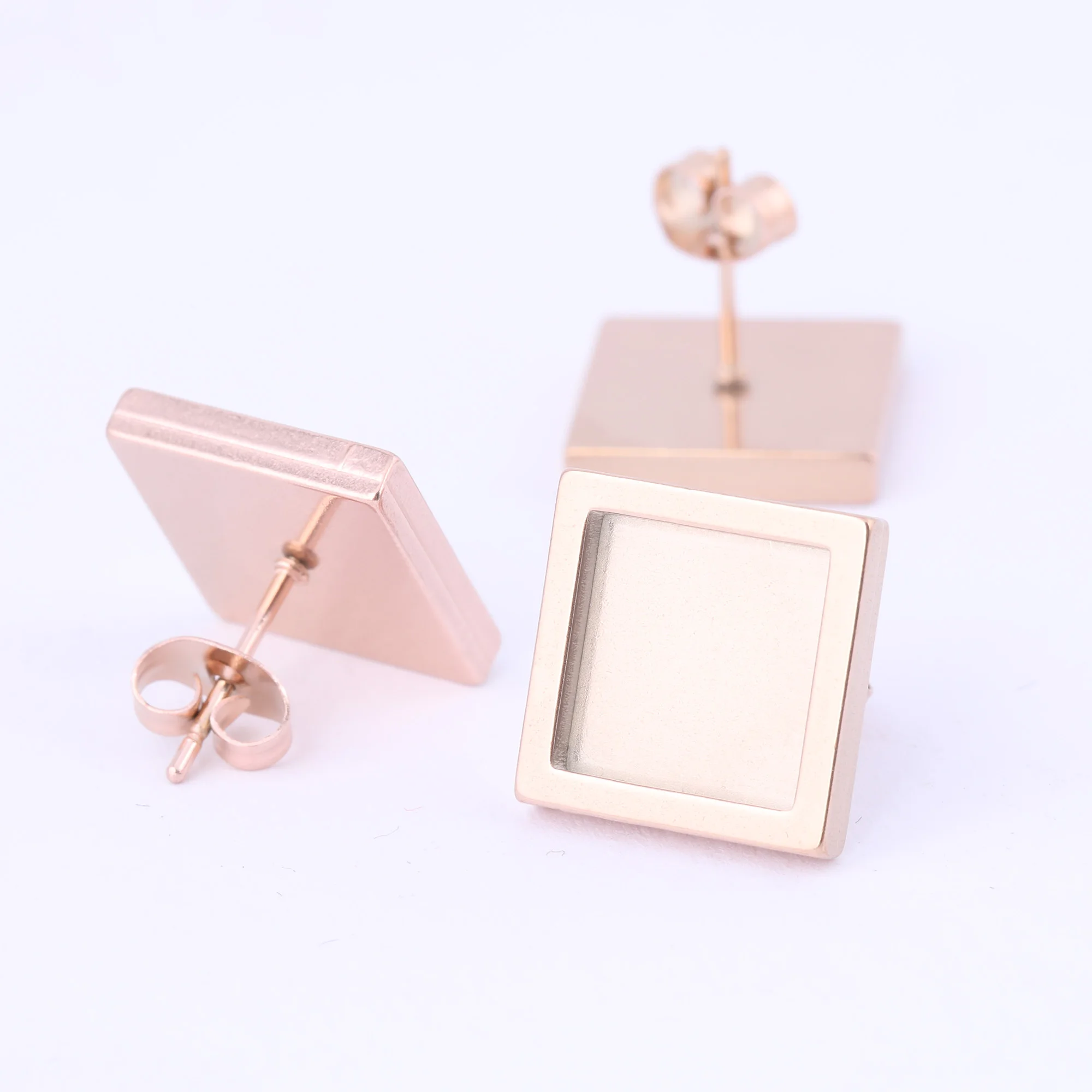 20 шт. заготовки для сережек-гвоздиков из нержавеющей стали | Украшения и