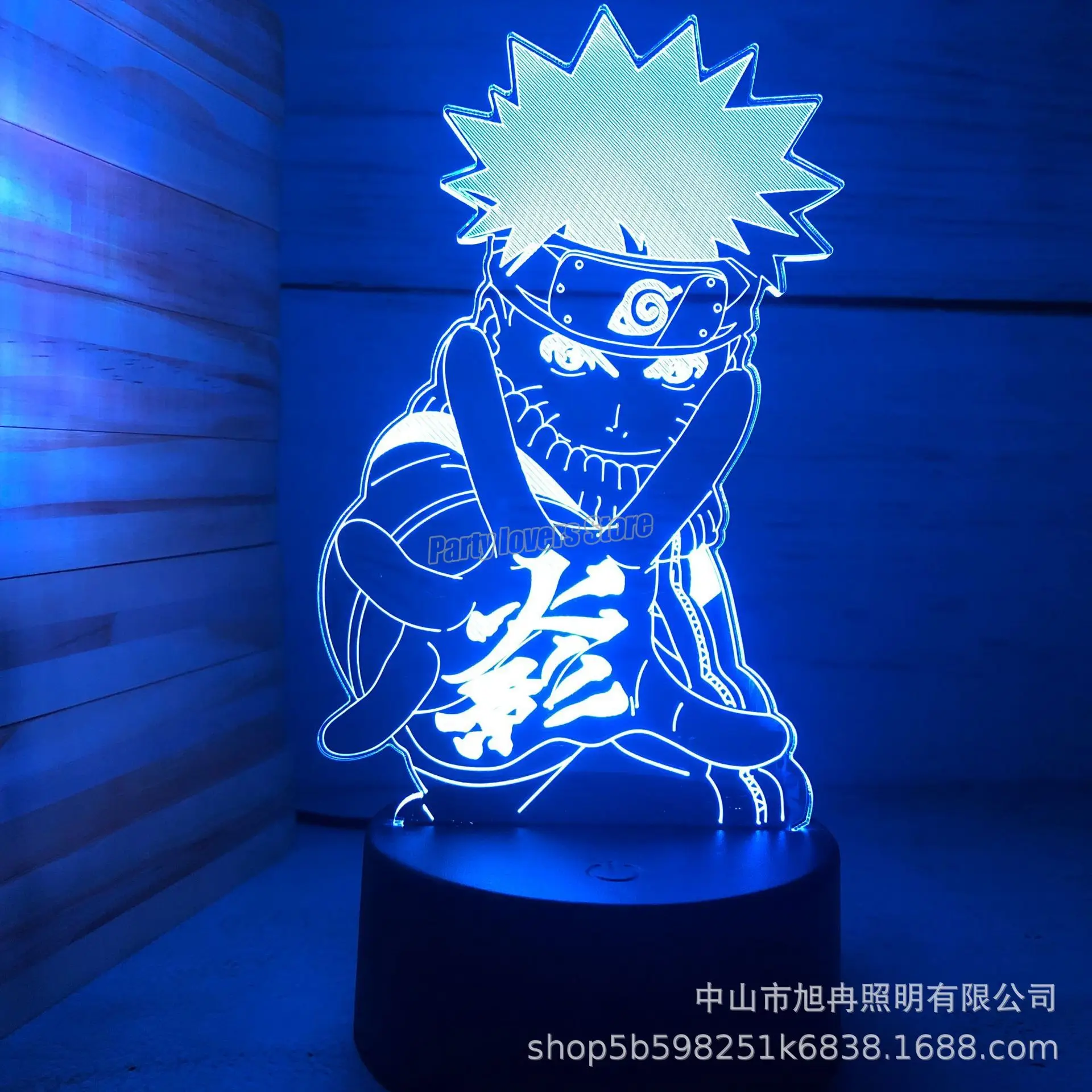 TAKARA TOMY Naruto Uchiha Itachi 3D ночной светильник светодиодный креативный красочный