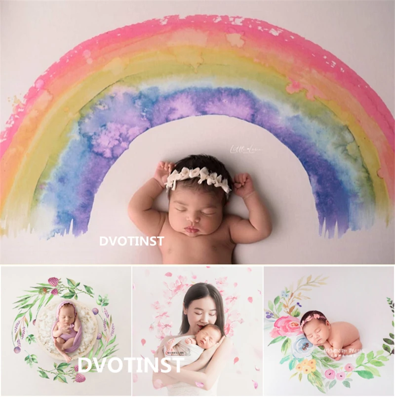 

Реквизит для фотосъемки новорожденных Dvotinst, мягкий фон с цветочным принтом, студийные съемки, аксессуары для фотосъемки, реквизит для фотос...