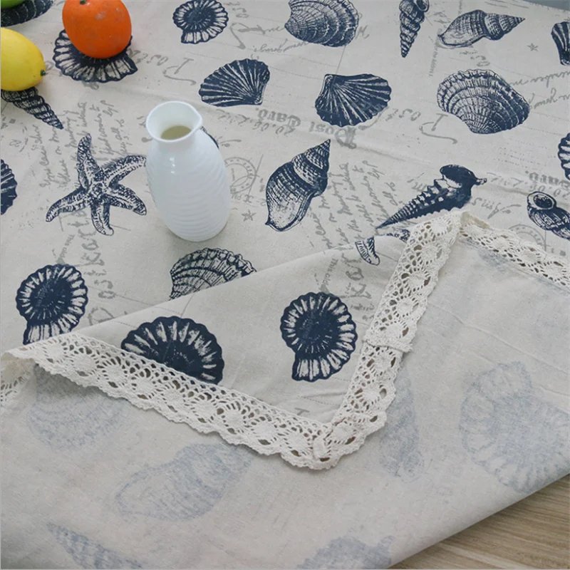 Скатерть из хлопка и льна стирающаяся салфетка для обеденного стола защитный