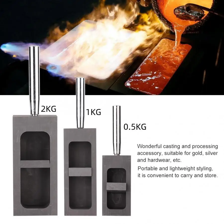 Профессиональная форма для литья из чистого графита тигель отливки золота и