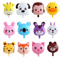 safari birthday party decoration balloons cute animal gifts for guests helium balloon baby shower decorations air globos