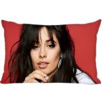 singer camila cabello double sided rectangle pillow covers bedding comfortable cushiongood for sofahomecar pillow cases