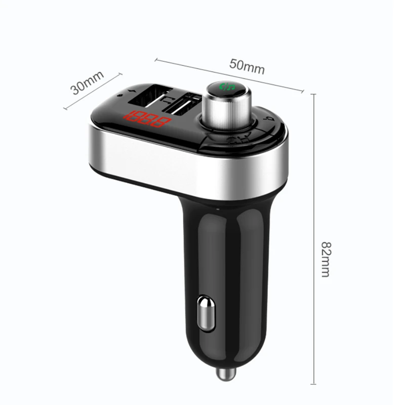 Автомобильный комплект Acespower FM передатчик Bluetooth плеер зарядное устройство с