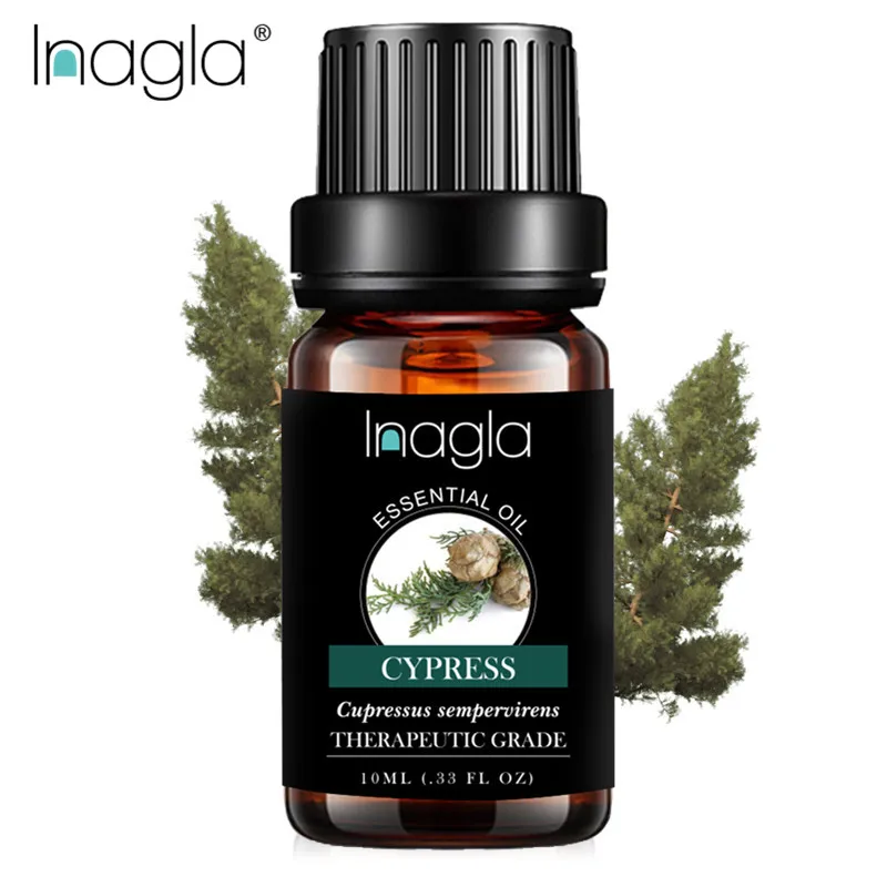 

Inagla Cypress Essential Oils 100% Pure Natural 10ML Pure Essential Oils for Aromatherapy Diffusers Oil Home Air Care