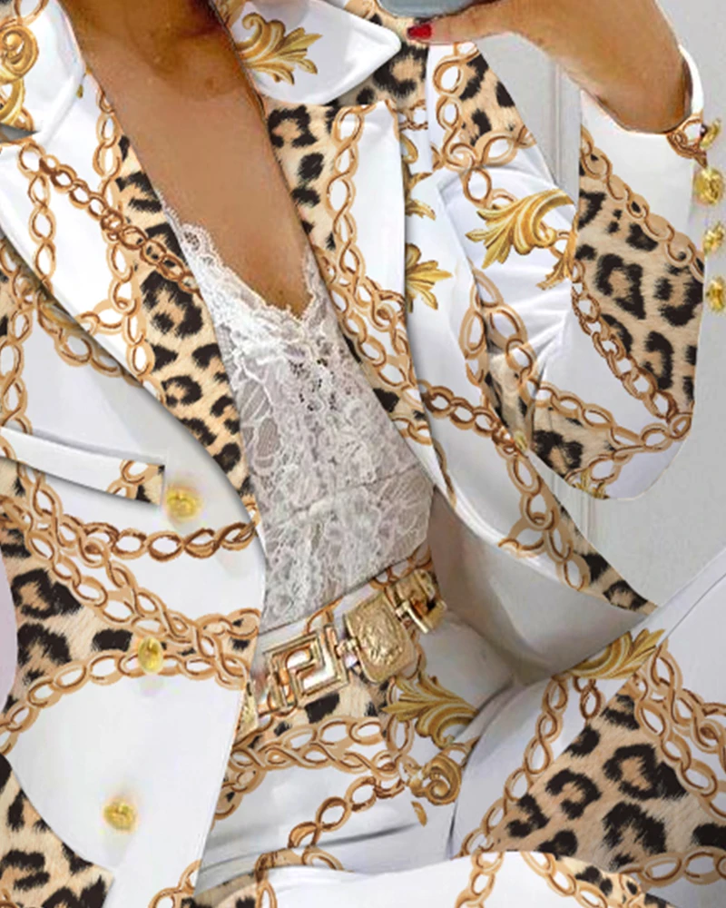 Женский костюм из пиджака и брюк S/M/L/XL цвет в ассортименте