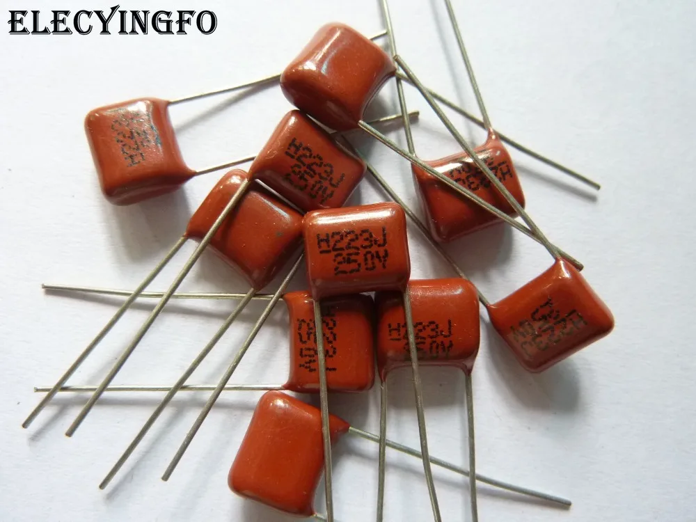 10 шт. CBB 223 250V 223J CL21 0 022 мкФ 22nF P8 Металлизированный Полипропиленовый пленочный