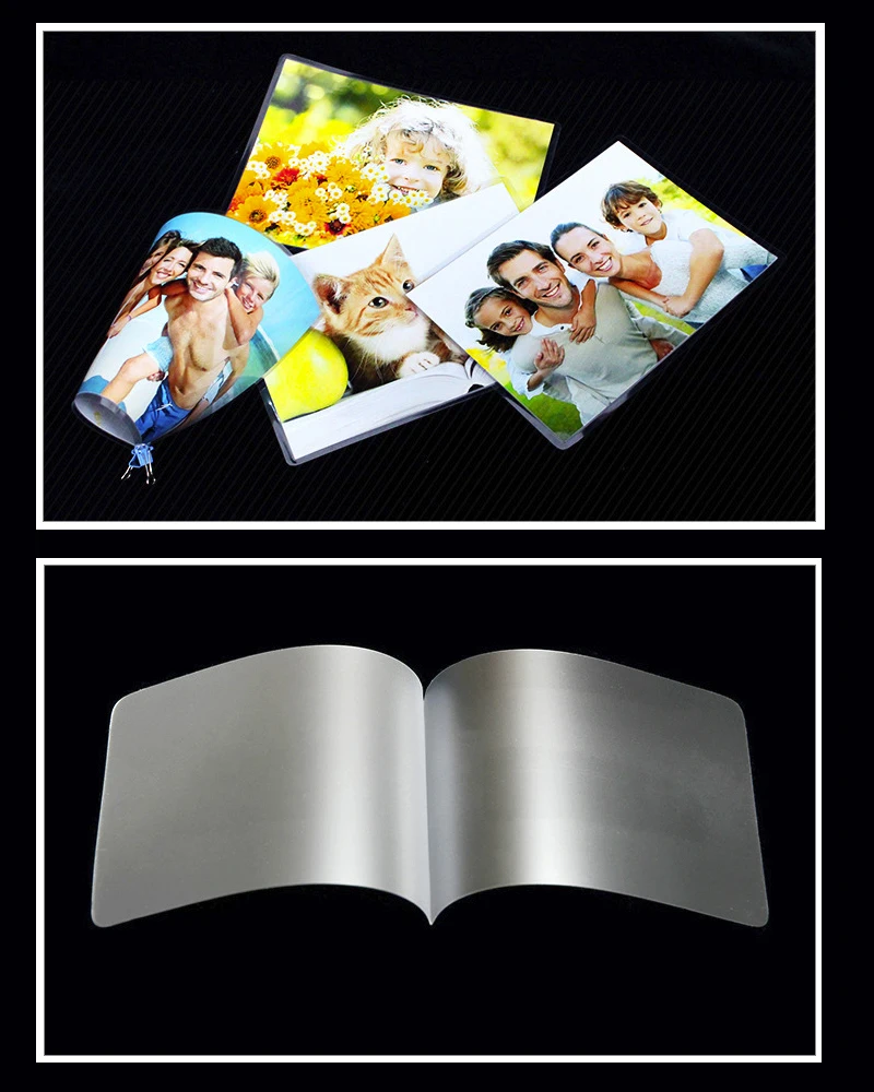 

Laminating Film Clear Sheet EVA Bond for Photo roll Paper Laminating Photo Files Card Picture Lamination binding 4" 80x110mm