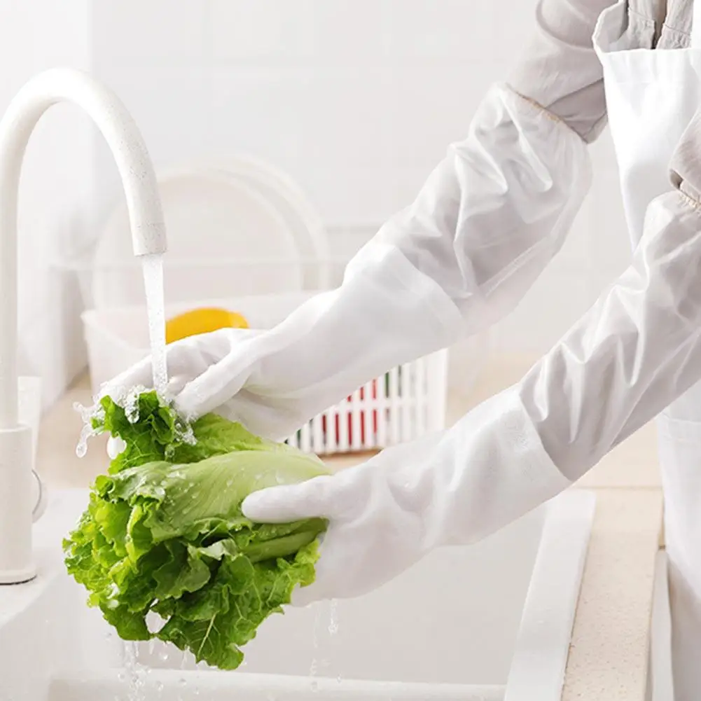 2 пары водонепроницаемые перчатки для мытья посуды|Бытовые перчатки| |
