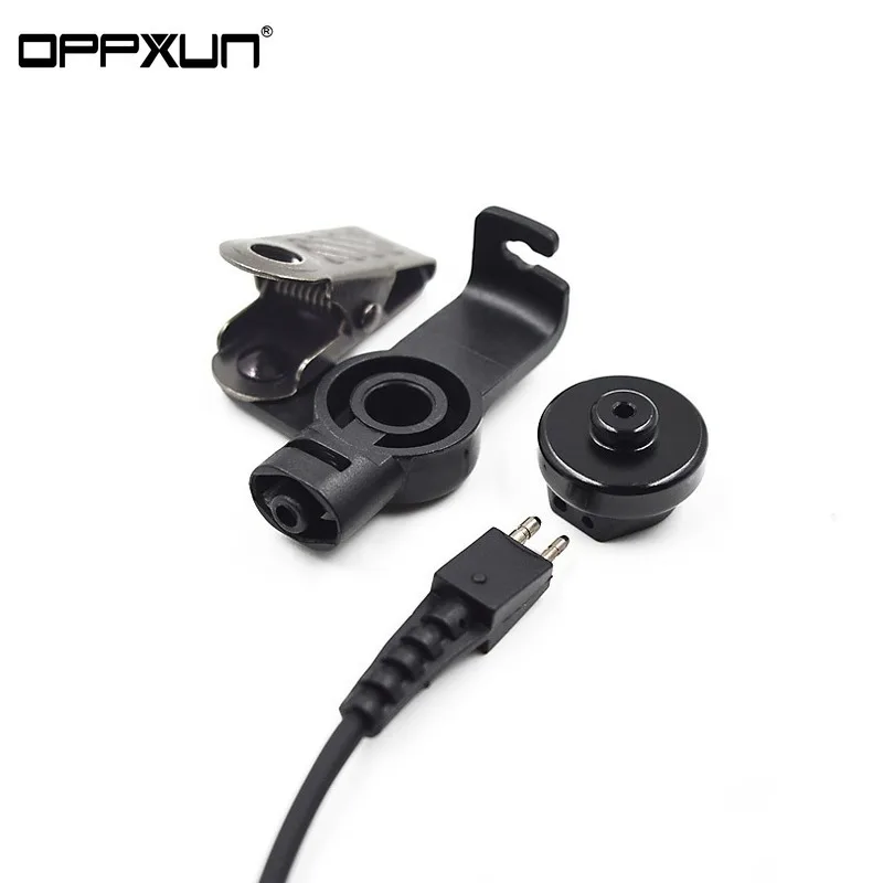 

OPPXUN 2-pin guard FBI headset PTT headset for Motorola Portable walkie-talkie DEP450 CP125 CLS1410 GP3188 PRO3150 CB radio