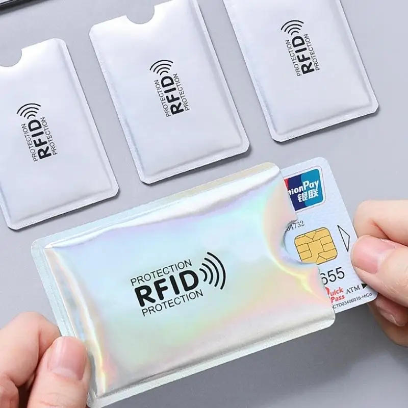 

1000 индивидуальный логотип Анти Rfid бумажник держатель для карт NFC Блокировка считыватель Блокировка Id банковская карта держатель для карт чехол из алюминиевой фольги
