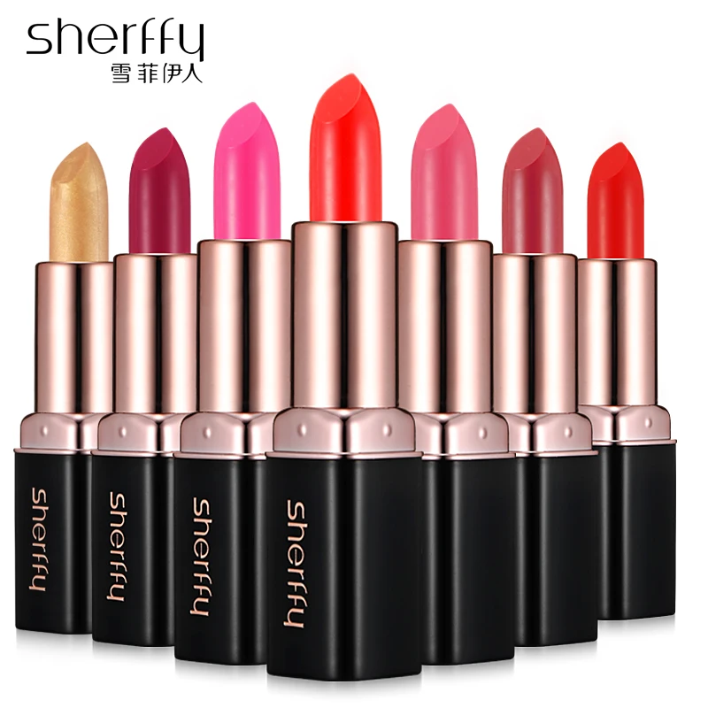 Sherffy губная помада партия цвета девственные поцелуи тонированные губы бальзам