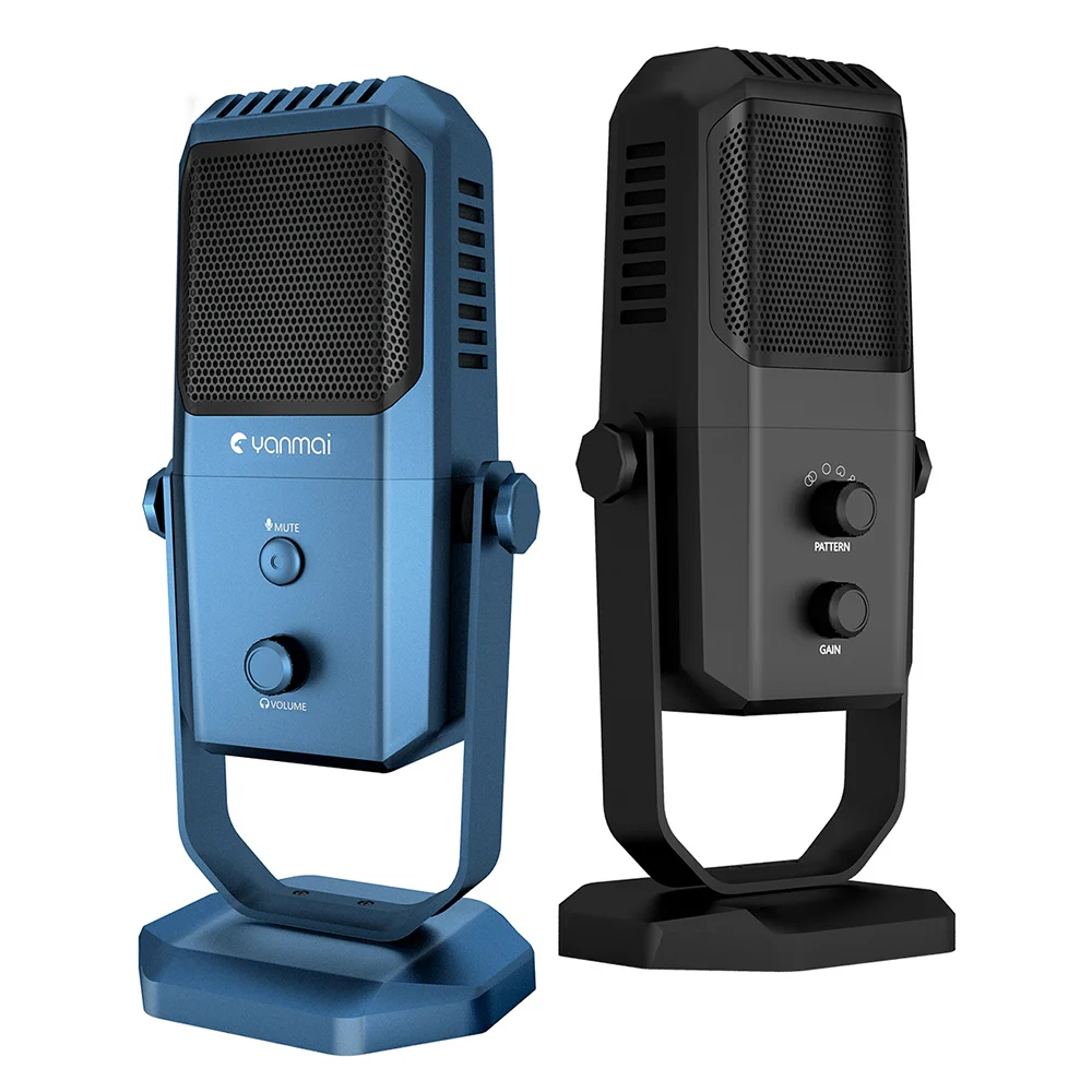 Профессиональный USB микрофон для студийной записи конденсаторный с четырьмя