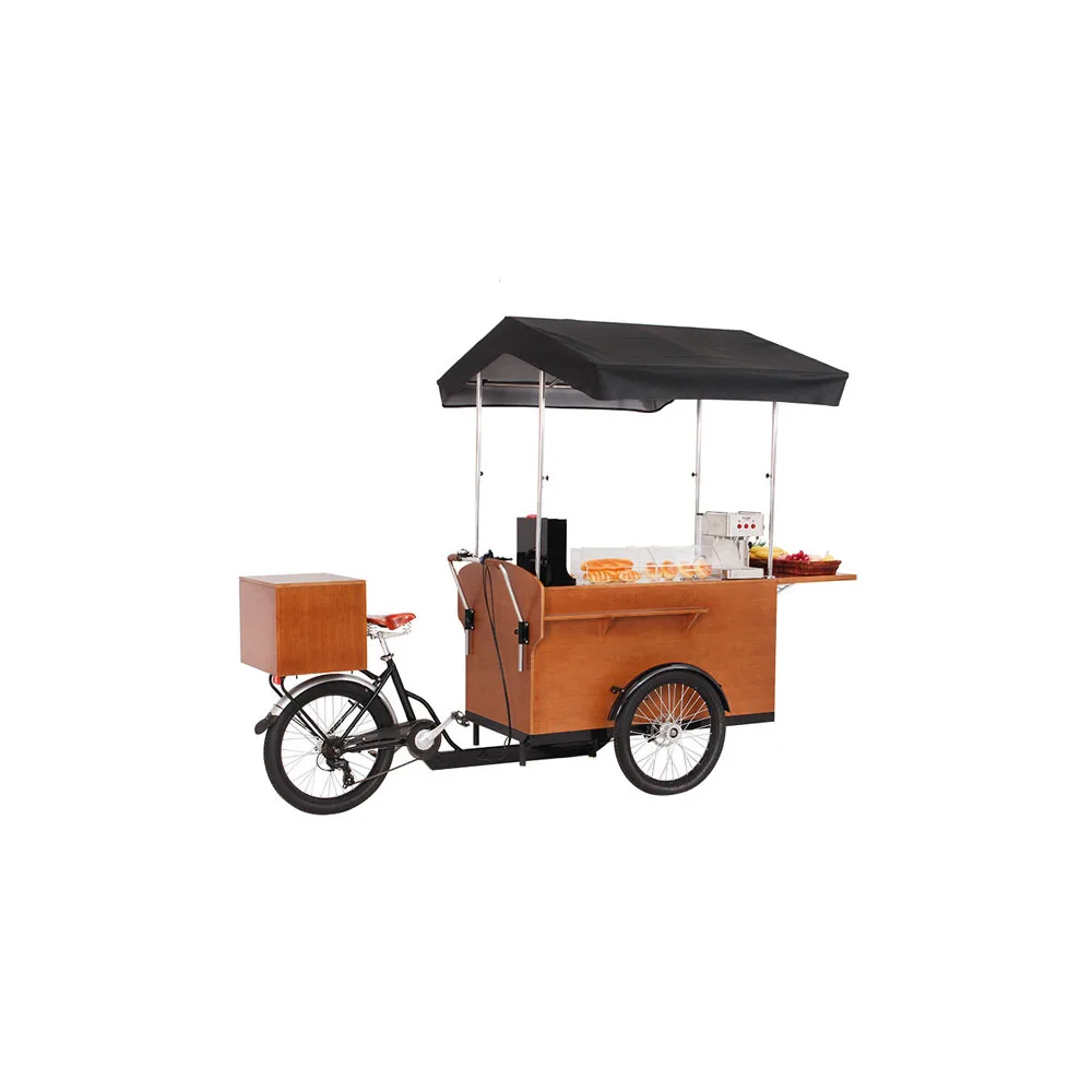 Экономный семейный велосипедный трейлер кофейный велосипед грузовик с