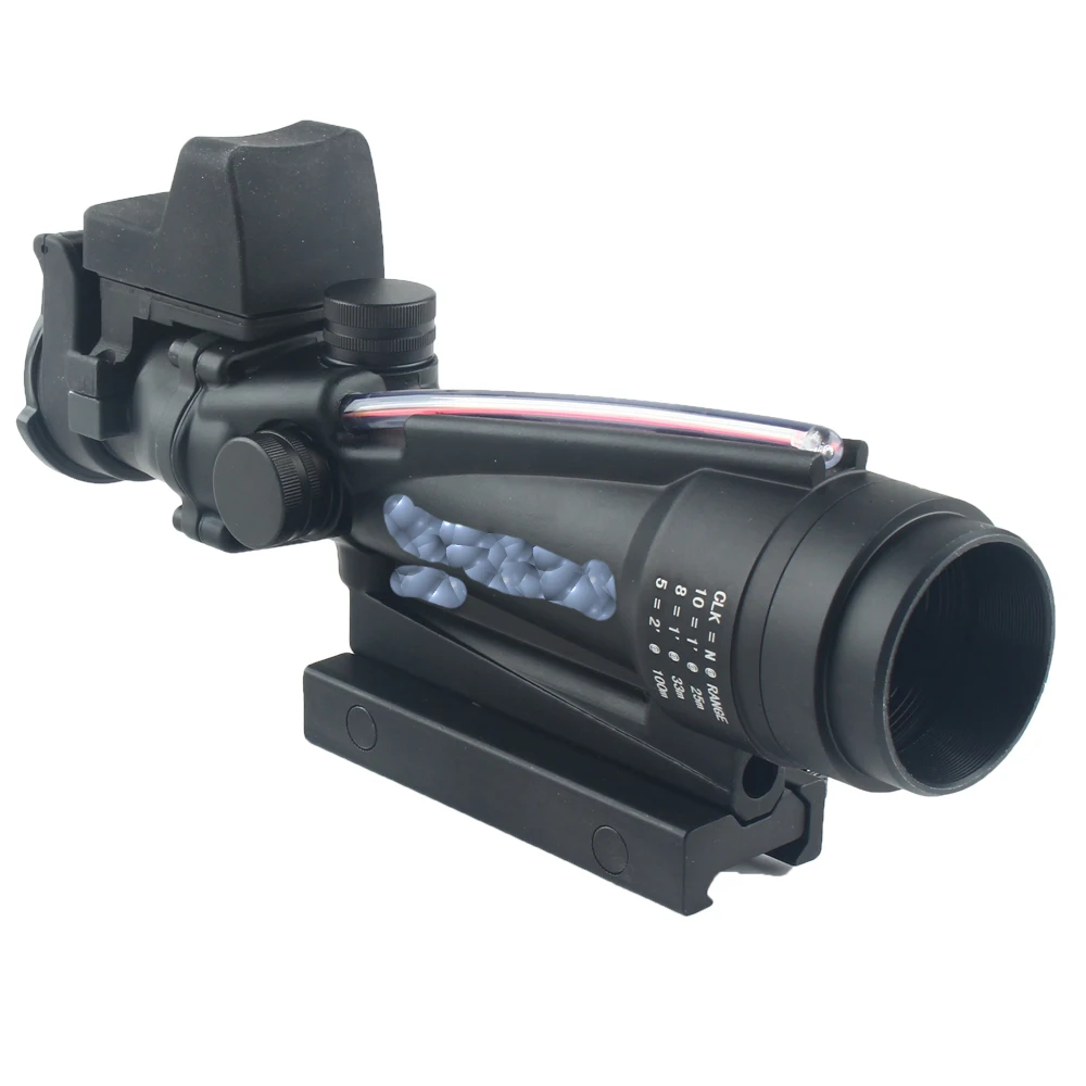 Тактический Оптический Прицел ACOG 3 5x35 с красной точкой прицел крышка объектива
