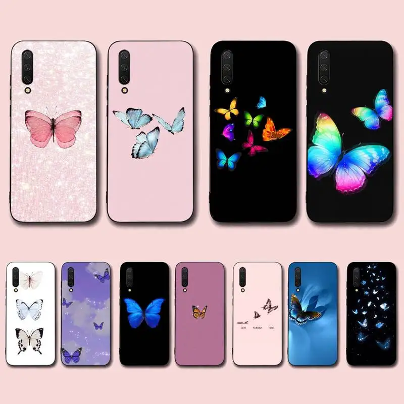 Чехол для телефона Yinuoda butterfly Xiaomi mi 9 8 10 5 6 lite F1 SE Max 3 2 mix 2s|Бамперы| |