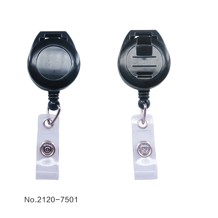 

2120-7502 Lanyard Badge Reels with Clear Vinyl Strap