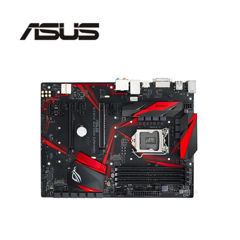 Для Asus ROG STRIX B250H игровая оригинальная б/у настольная Intel B250 B250M DDR4 материнская