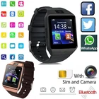 Смарт-часы DZ09 для мужчин и женщин, водонепроницаемые наручные часы с SIM-картой и TF камерой, с большой емкостью, с функцией смс, для Android и телефона
