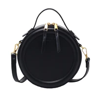 small round design luxury brand bags for women 2021 female handbags shoulder ladies winter leather vintage crossbody purses