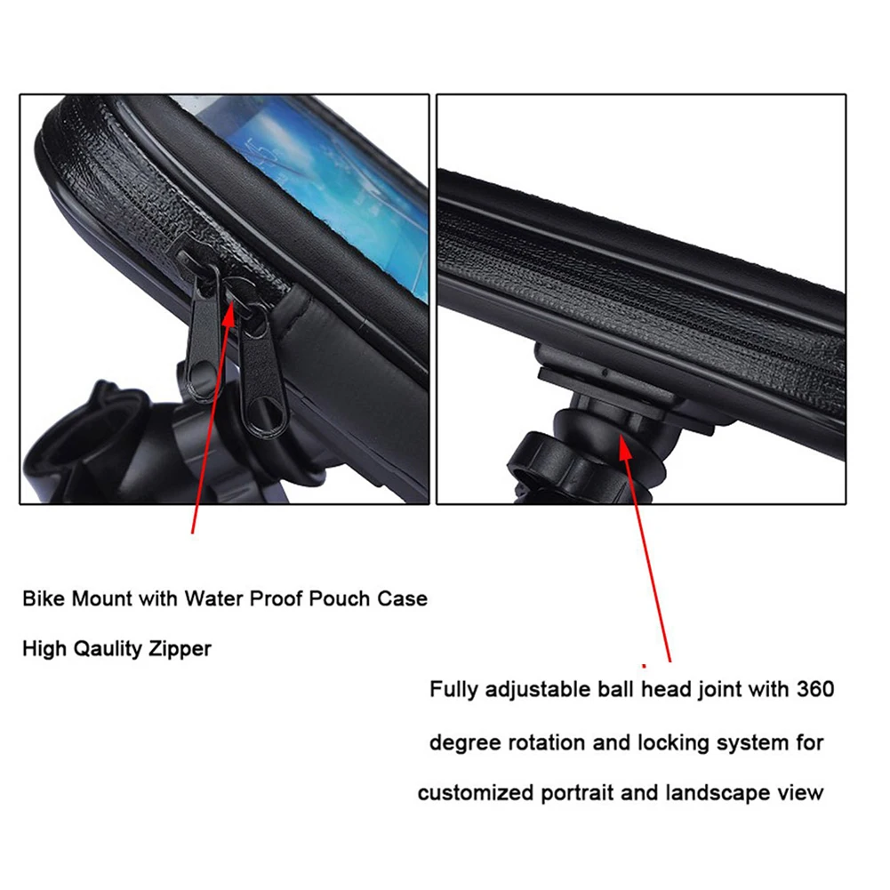 Водонепроницаемый Универсальный чувствительный держатель для мотоцикла