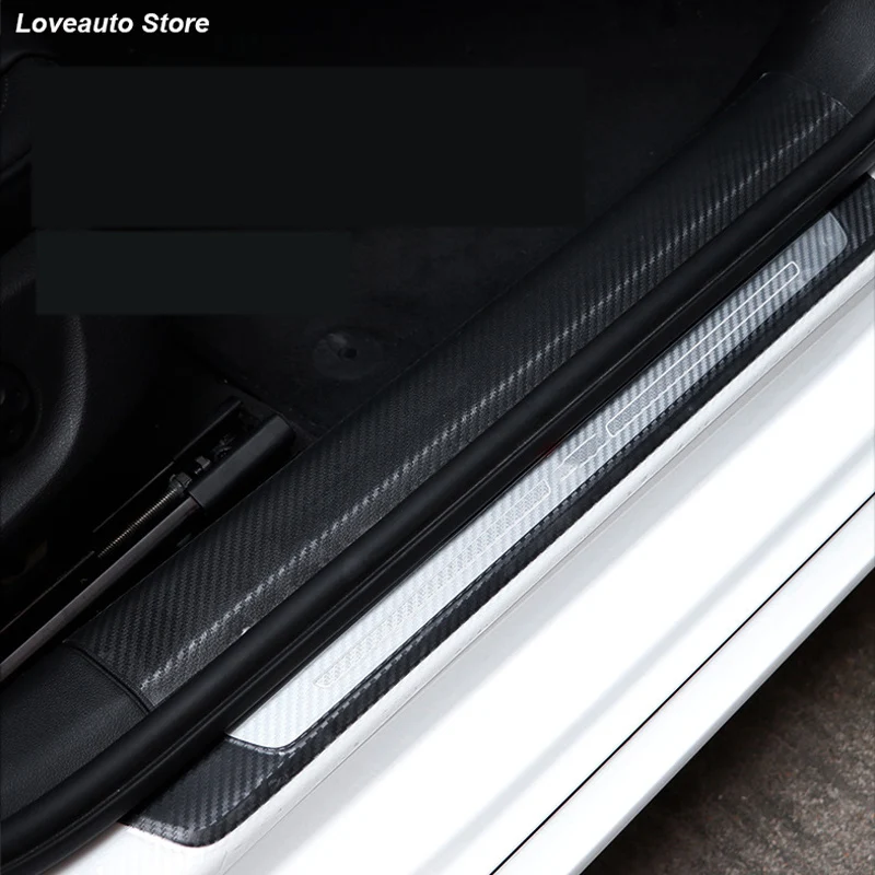 

Car Door Edge Anti Scratch Nano Tape Trunk Sill Scuff Plates Film Cover Bumper Protector For Toyota RAV4 RAV-4 2018 2017 2016