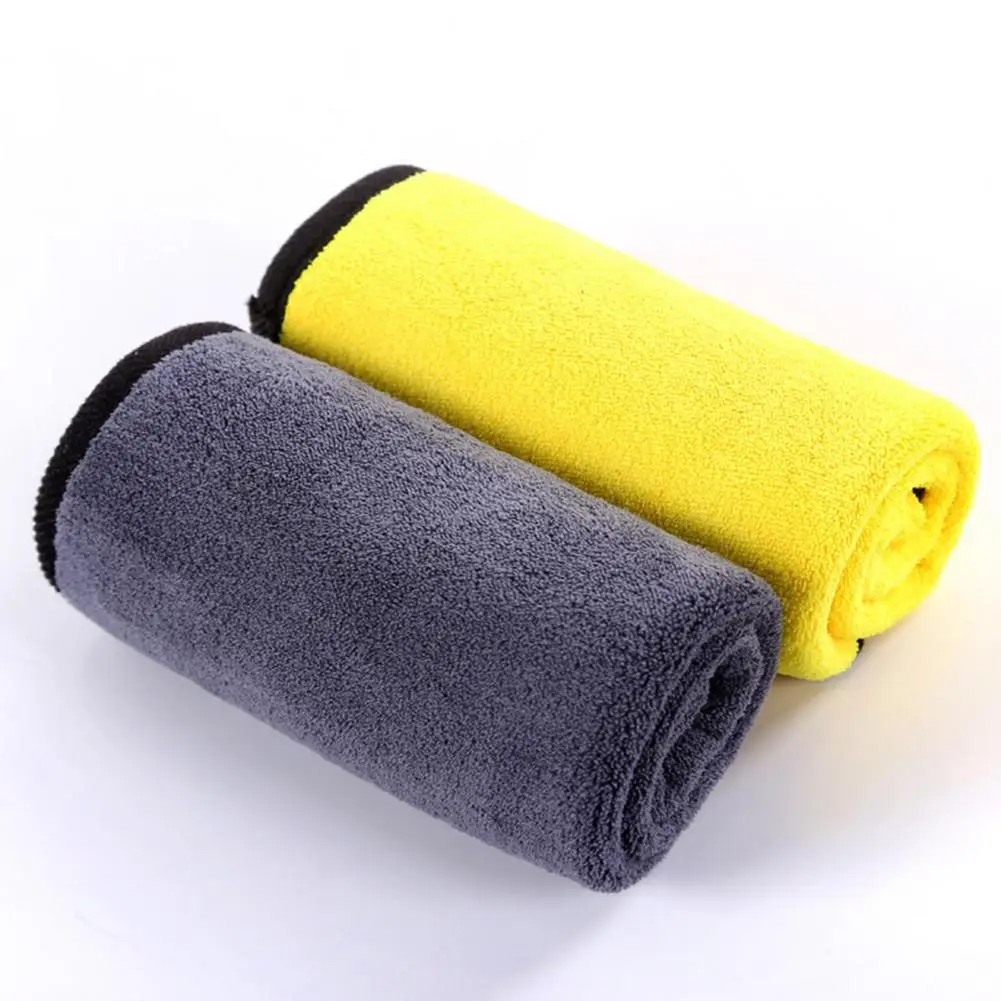 

4Pcs Automotive Double-Sided Coraler Fleece Absorbent Towel Glass Cleaning Cloth