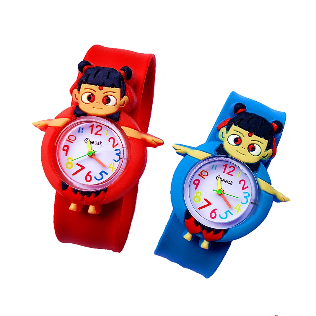 50 шт. детские часы-бабочки с силиконовым ремешком