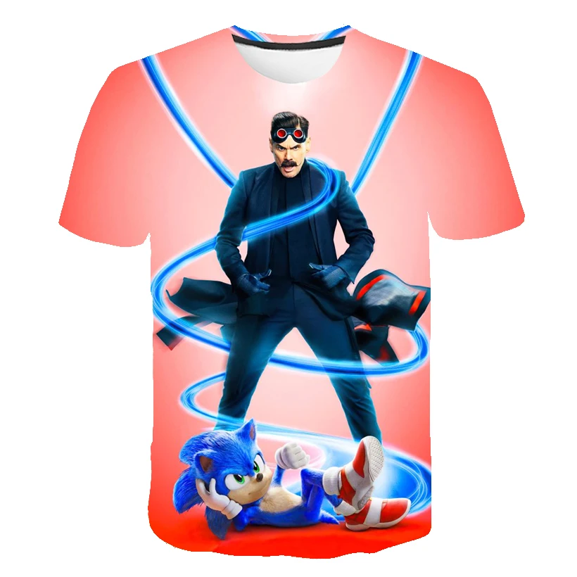 

Baby Kids T-shirt Sonic T Shirt Kids Clothing 3D Print Tops Tee Kid Girl Tee 3 4 5 6 7 8 9 10 11 12 13 14-year-old children's cl