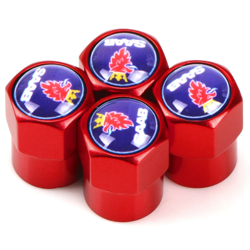 4 шт. универсальные Новые Металлические колпачки клапана колеса для SAAB SCANIA 9-3 93 9-5 9