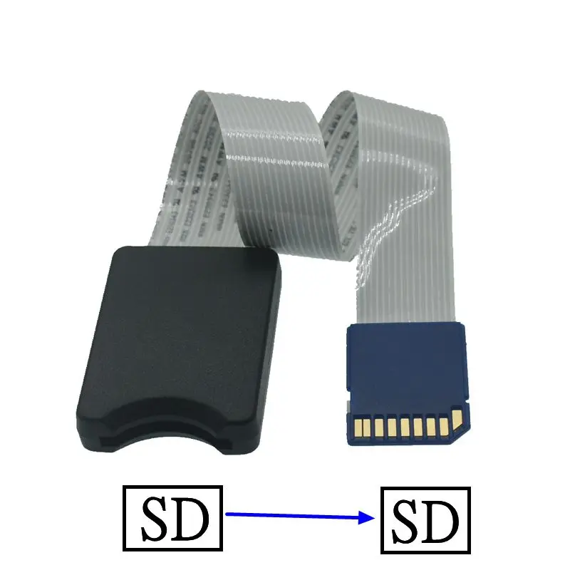 SD Card Female To TF Micro SD Male SD To SD/TF To TF Flexible Card Extension Cable Extender  Adapter Reader Drop Ship 10cm cable images - 6