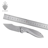 kizer edc knife ki4548a1 2020 new ceramic ball bearing knife titanium handle survival tools