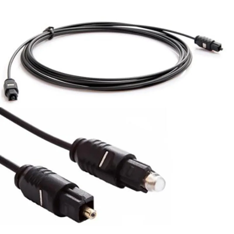 OD2.2mm Digital Optical Optic Fiber Toslink connect Audio Cable Converter Cord DVD CD AV Video Data Cables