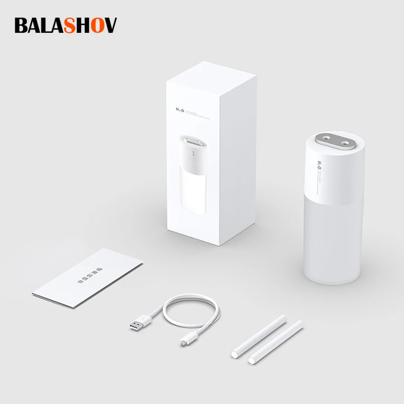 

Electric Humidifier 400ML Large Capacity Dual Spray USB Diffuser Rechargeable Soothing Light Humidificador Car Aroma Diffuser