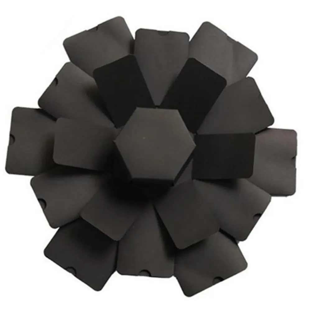 

Шестиугольная взрывобезопасная Подарочная коробка фотоальбом любовь память многослойный сюрприз сделай сам фотоальбом такие как подарки ...