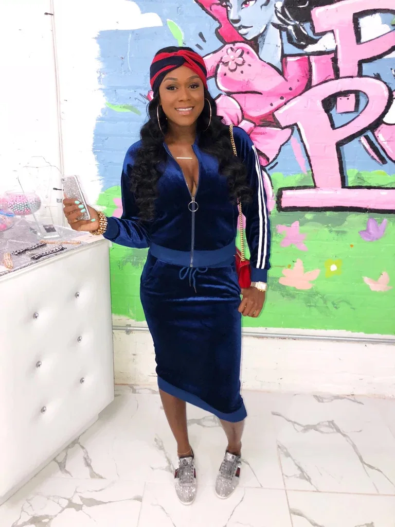 Комплект из двух предметов с юбкой осенняя куртка на молнии длинным рукавом +