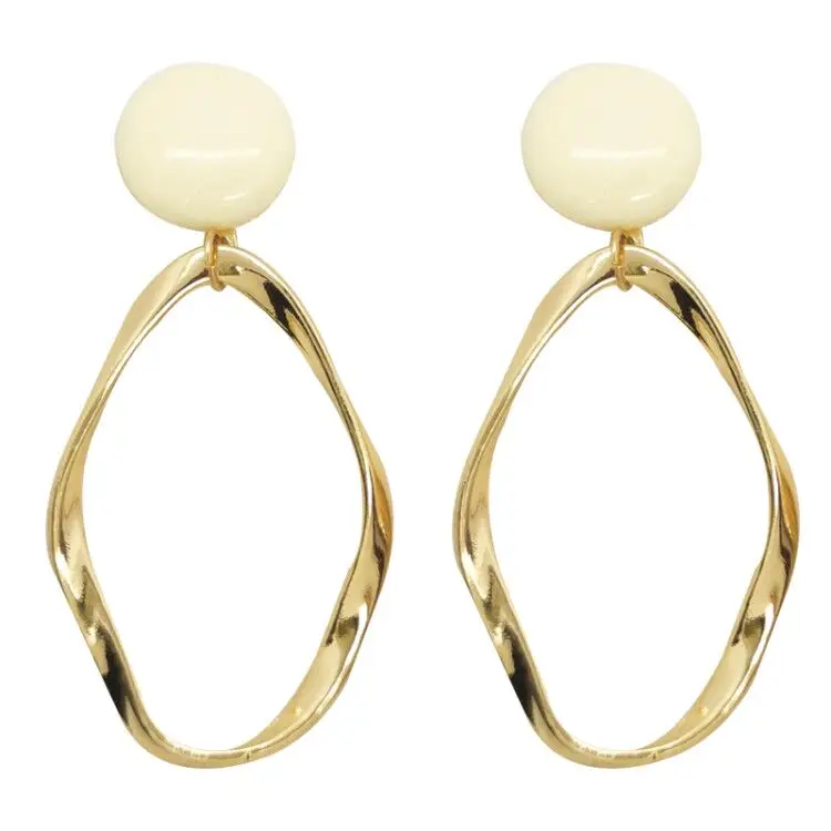 Irregular geometrical shape fashion street snap stud earrings aesthetic creative fashion earrings fashion accessories