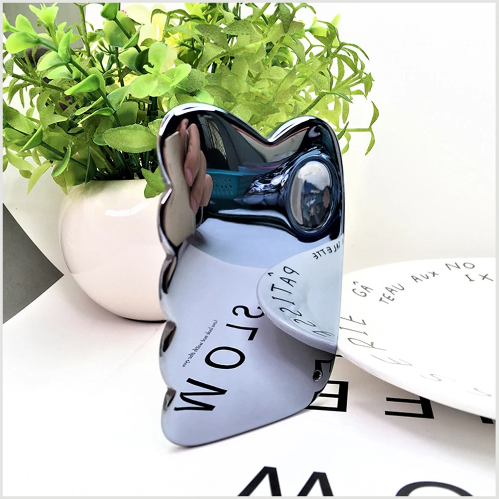 Массажер гуаша терагерц энергетический Нефритовый камень для лица подтяжка