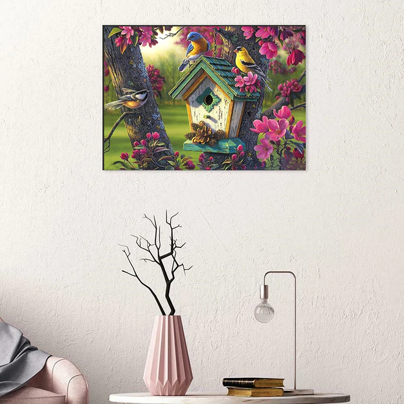 Горячая Алмазная картина 40*30 см размер украшение дома DIY смола Мода с сияющим