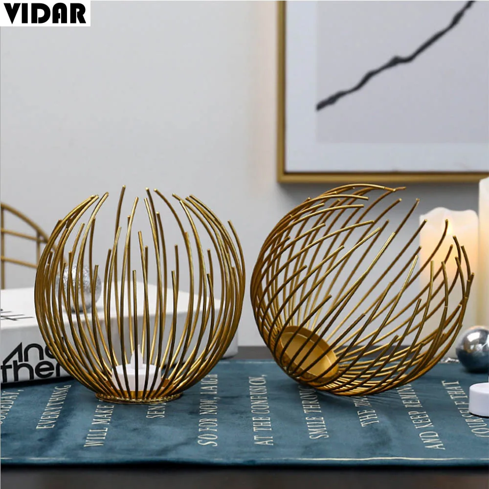 Vidar Железный подсвечник в скандинавском стиле для фонариков Свадебный