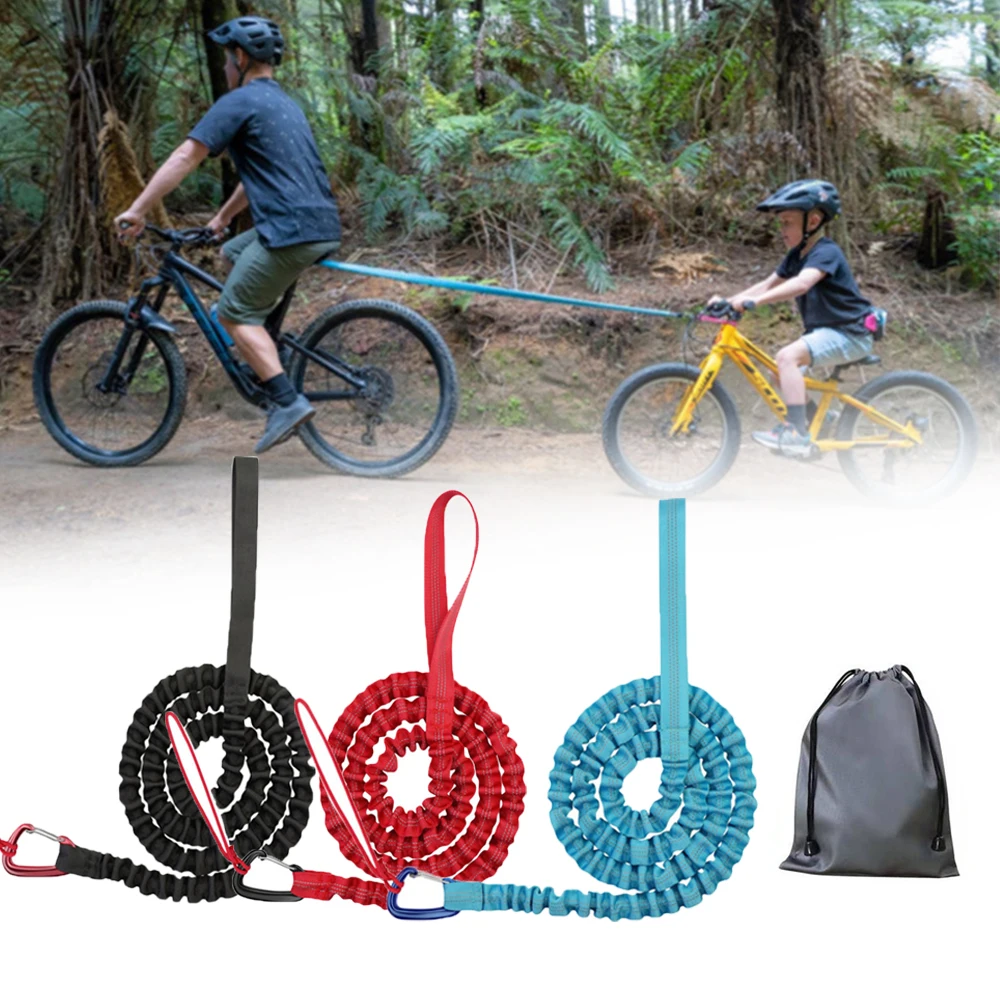 

Mountain Bike Parent-Child Nylon Rally Rope Bicycle Elastic Tow Rope for Kids Outdoor Cycling Equipment Bicycle Traction Rope