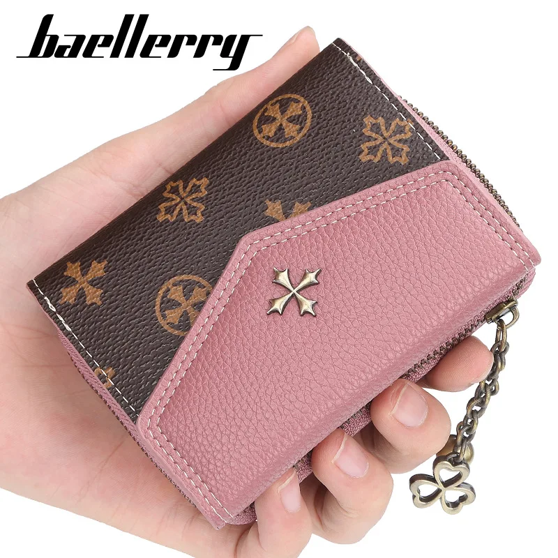 2019 модные короткие женские кошельки брендовые расшитые блестками высокое