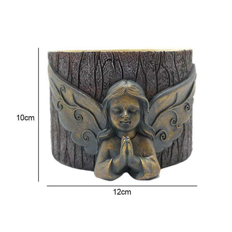 

Flower Vase Durable Bright-colored Resin Attractive for Gifts Decor New