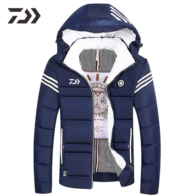 Новинка Daiwa Рыболовная Куртка зимняя теплая одежда для рыбалки Мужская