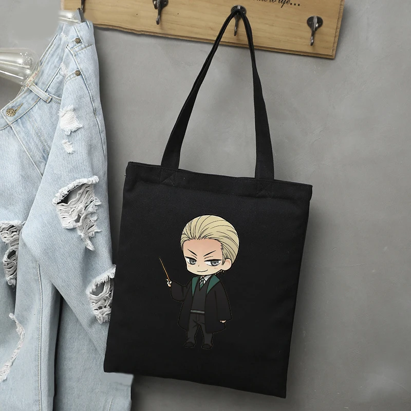 Draco Malfoy сумки для покупок путешествий холщовые женские дизайнерские мам тканевые