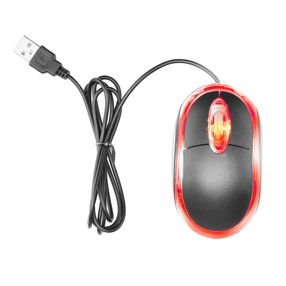 Проводной 3 кнопочный Plug & Play Мышь 3D USB 1200 точек/дюйм оптический прокрутки мыши