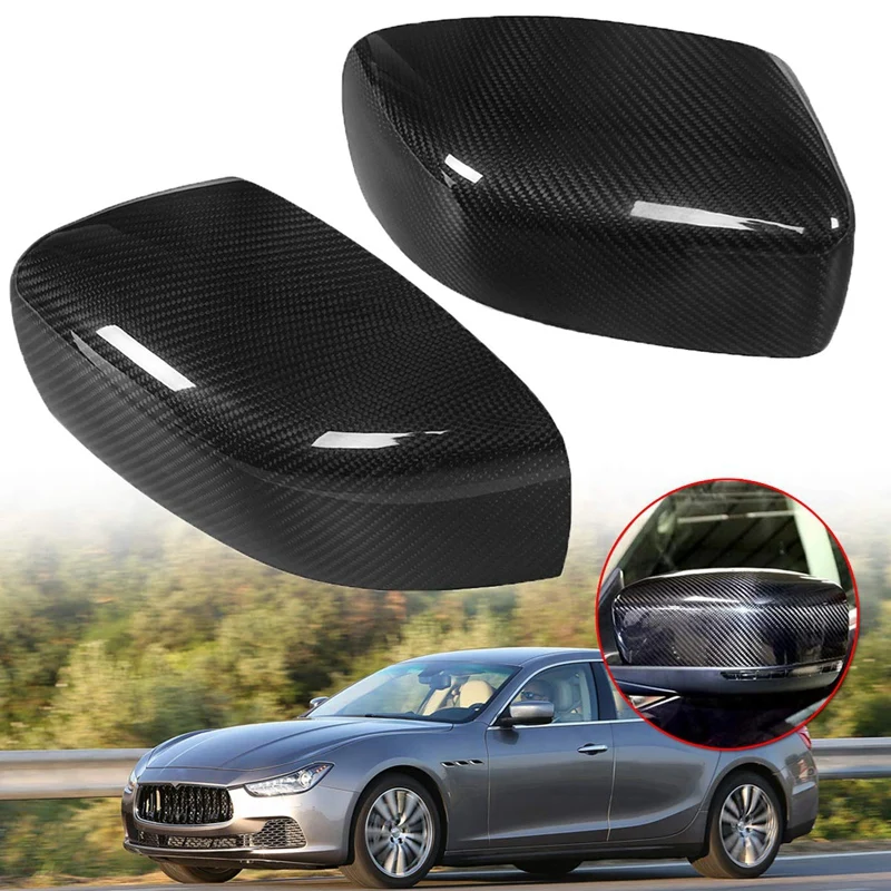 Автомобильная боковая крышка зеркала заднего вида аксессуары для Maserati Ghibli 2013-2016 |